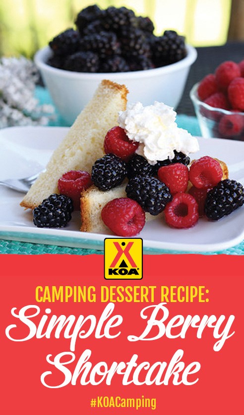Simple Berry Shortcake Recipe #KOACamping