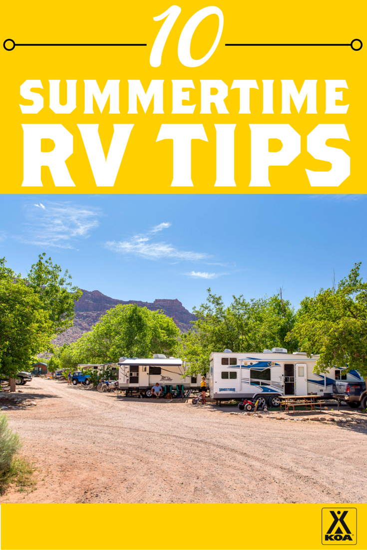 10 Summertime RV Tips
