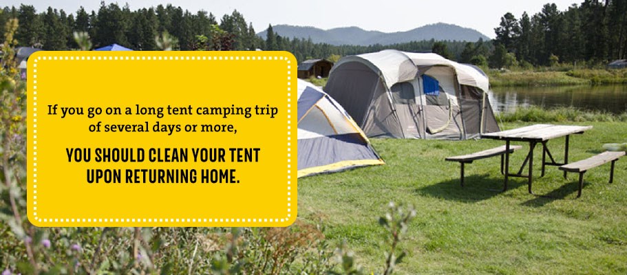 Clean your tent
