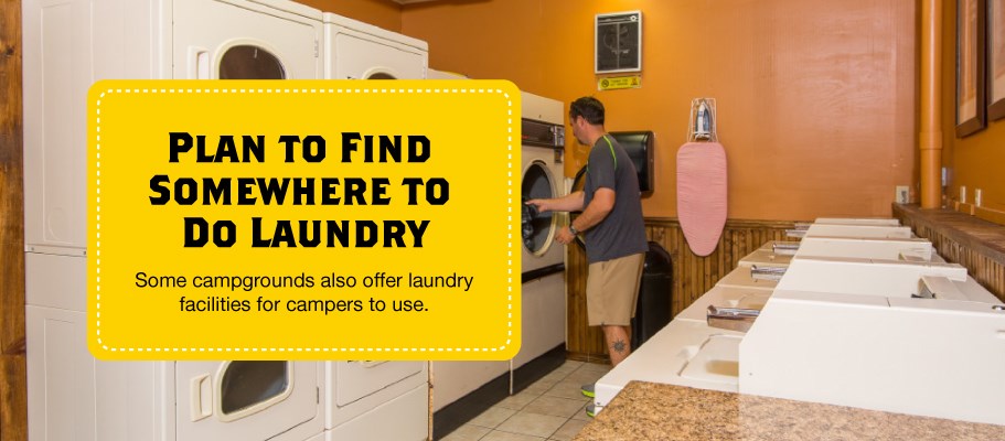 Find a Campground with Laundry Facilities When Motorcycle Camping