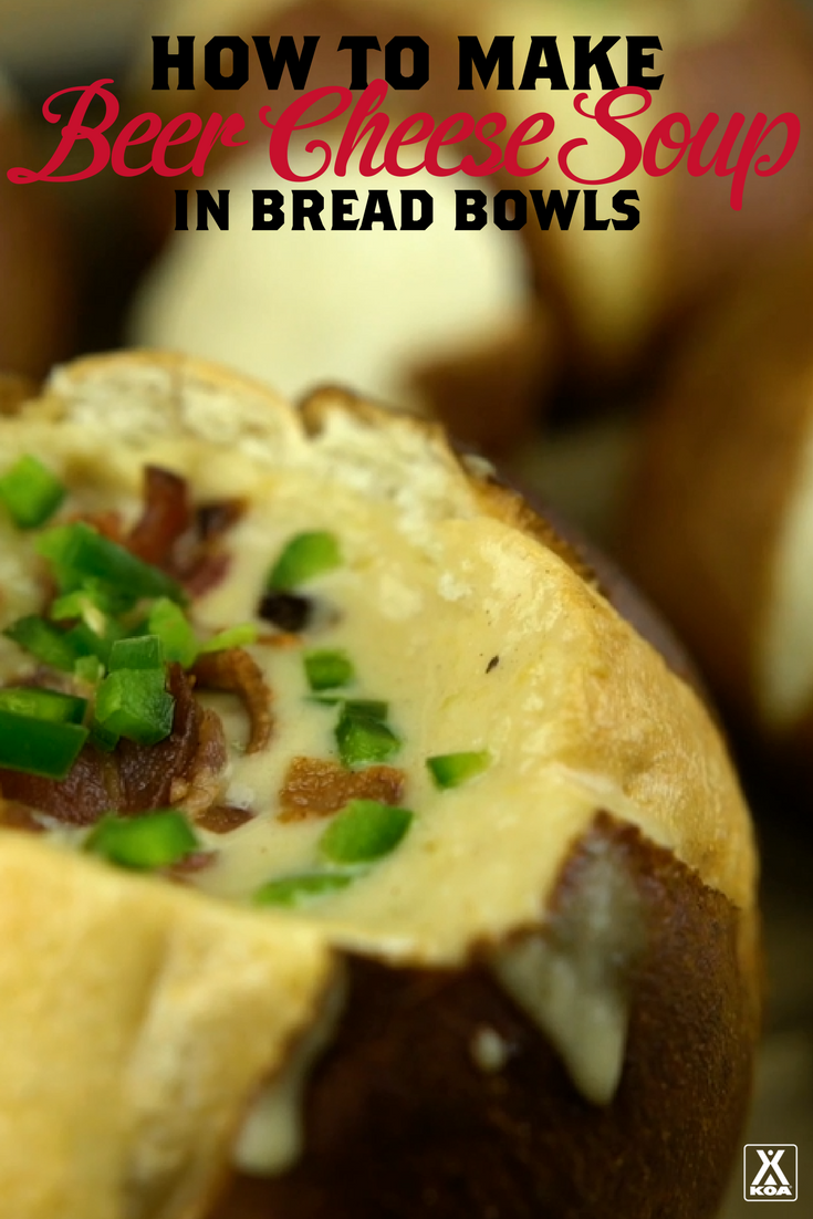 How to Make Beer Cheese Soup in Bread Bowls!