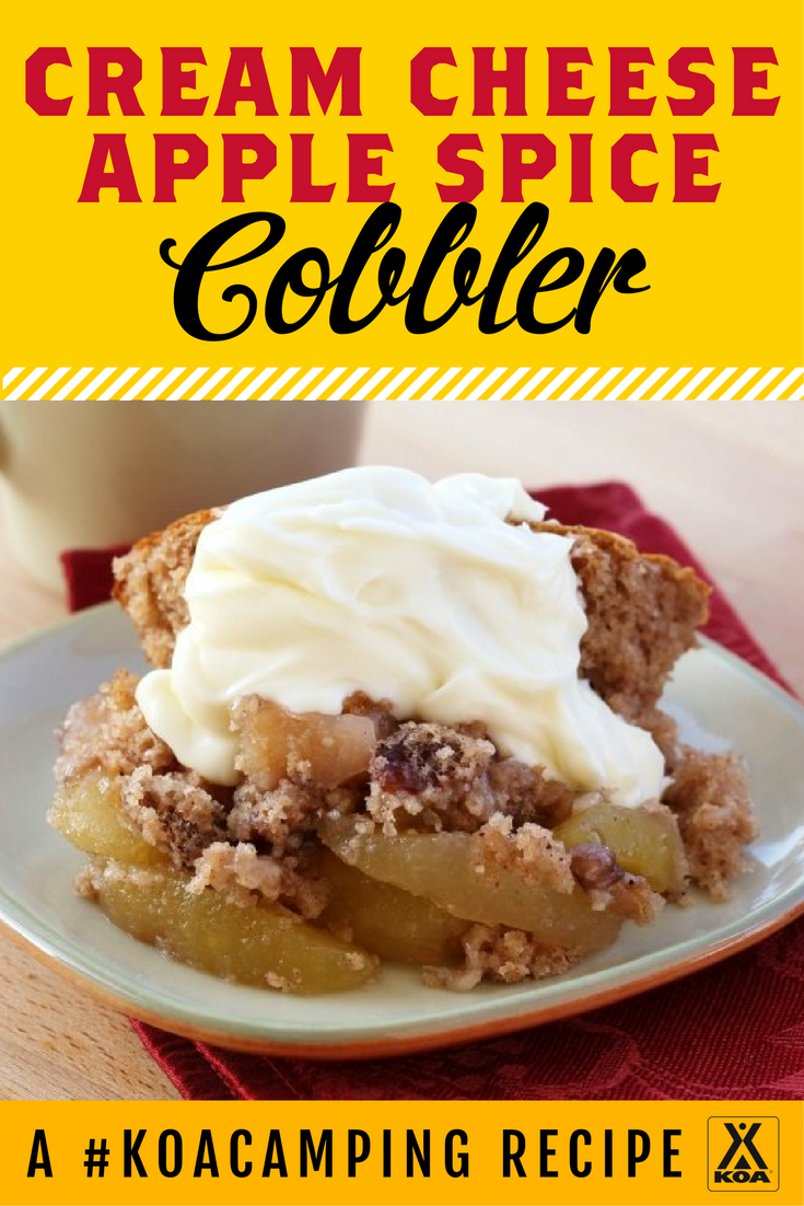 How to Make Cream Cheese Apple Spice Cobbler