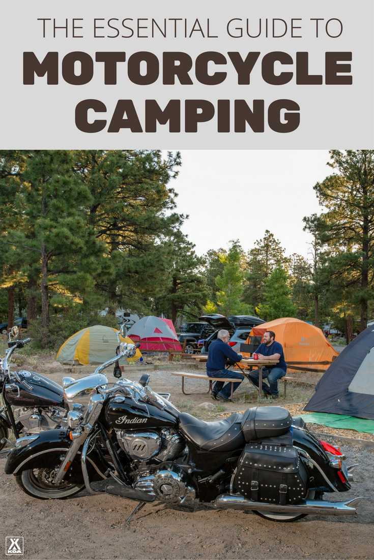 Learn everything you need to know about motorcycle camping.