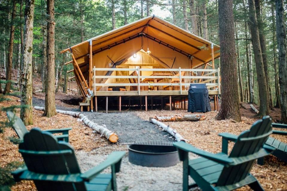 Stay in a Glamping Tent at KOA
