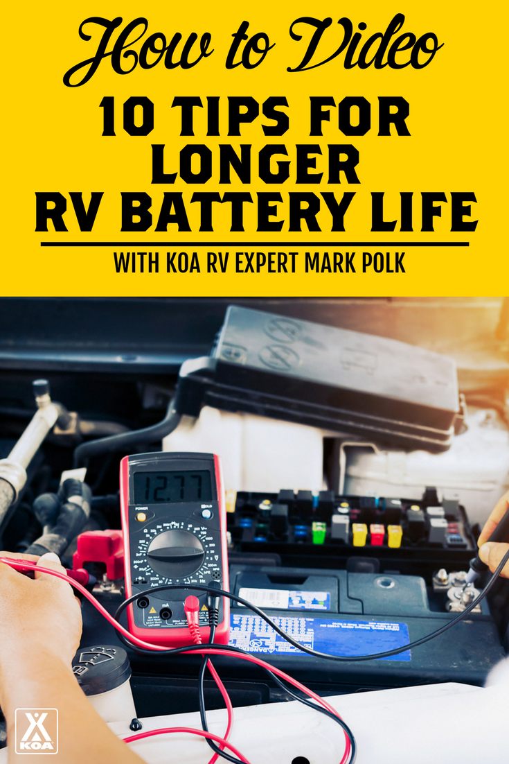 This video from an RV expert will help you extend the life of your RV batteries.