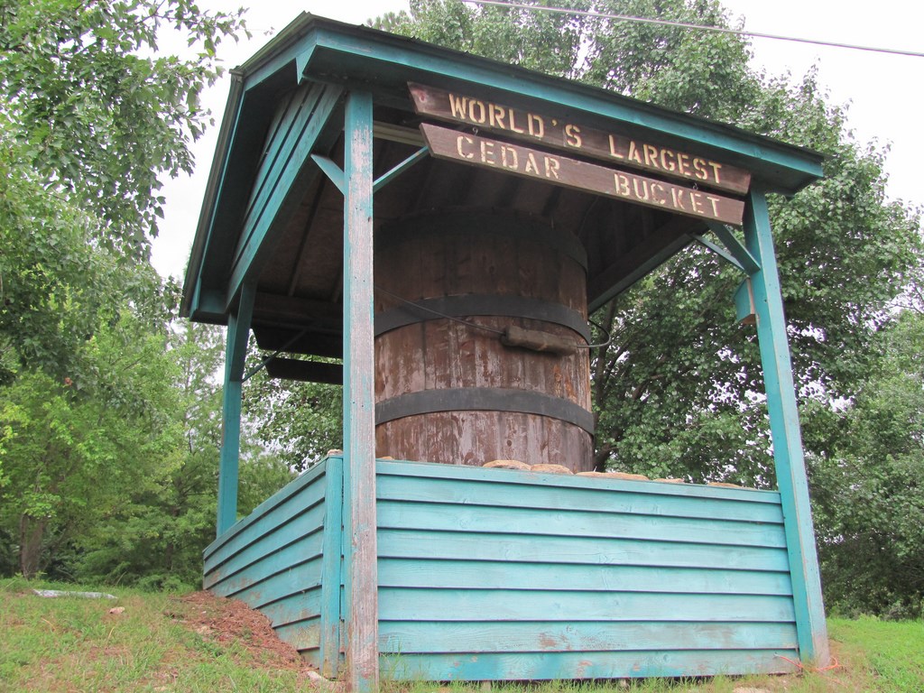 World's Largest Cedar Bucket